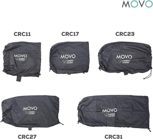 Movo CRC17 Storm Raincover Protector for DSLR Cameras, Lenses, Photographic Equipment (Small Size: 17 x 14.5)...