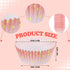 Funtery 300 Count Pink Cupcake Liners Pink Gold Bridal Shower Cupcake Wrappers Cupcake Wrappers Decorations Paper Cupcake Liners for Baking Baby B...