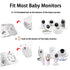 Universal Adjustable Angle Wall Mount Shelf for Baby Monitor Camera, Angle Mounting Brackets, Fits Arlo, Motorola, Infant Optics DXR-8, HelloBaby,...