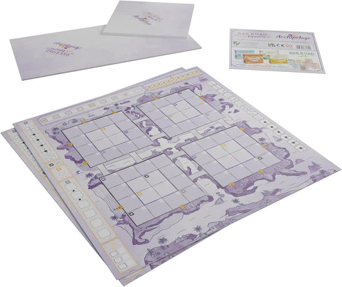 Railroad Ink Challenge: Archipelago Boards Set | Strategy Board Game Expansion | Roll and Write Dice Game | 1 to 4 Players | 20 Minutes | Ages 8+...