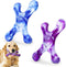 2 Pack Dog Chew Toy for Aggressive Chewers,Chicken Flavor,Nylon Material for Medium Large Breed Dogs (Large, Chicken)...