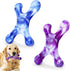 2 Pack Dog Chew Toy for Aggressive Chewers,Chicken Flavor,Nylon Material for Medium Large Breed Dogs (Large, Chicken)...