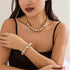 YBMYCM Chunky Big Gold Bead Choker Necklaces for Women Gifts Jewelry...