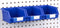 Pegboard Bins - 3 Pack Blue Large - Hooks to Any Peg Board - Organize Hardware, Accessories, Attachments, Workbench, Garage Storage, Craft Room, T...