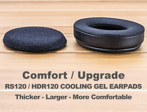 RS120 Cooling Gel Earpads - Compatible with RS120 RS 110 HDR120 Headphones, Hybrid Cooling Gel Replacement Cushion (Hybrid Fabric)...