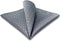 S&W SHLAX&WING Grey Blue Dots Silk Business Matching Pocket Square 12.6 inches Large...