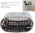 Fdit Household Wall Mount Utensil Drying Racks,Cooking Utensil Holder Flatware Hanging Organizer Drying Racks with Hollow Design for Spoons Knives...