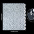 24 Pcs 3 Ring Binder Dividers with Tabs White Frosted Designs Plastic Page Dividers with 24 Tabs Recipe Cute Binder Dividers Decorative Insertable...