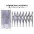 Sewing Ruler, Aluminum Crafting Sewing Gauge Ruler Seam Guide Ruler Seam Gauge Sewing Supplies DIY Adjustable Length for Buttons, Pleats & Crafts...