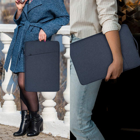 Drawing Tablet Sleeve Case for UGEE M708, GAOMON PD1161, Huion HS610 HS611/ Inspiroy 2, HUION KAMVAS 12/13, Wacom PTH660, XP-Pen Deco 01 V2, Navy ...