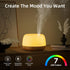 ASAKUKI Essential Oil Diffuser, Ultrasonic Aromatherapy Oil Humidifier with 7 Colors Lights 2 Mist Mode for Home...