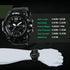 Men's Watches Sports Outdoor Waterproof Military Tactical Watch Date Multi Function LED Alarm Stopwatch Watches for Men...