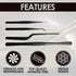 Precision Cooking Made Easy: Multipurpose Kitchen Tweezers for Culinary Perfection. Fine-Tipped Tongs for Cooking, Plating and Decorating, Seafood...