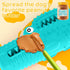 Dog Toys, Squeaky Indestructible Dog Chew Toys for Aggressive Chewers, Tough Alligator Rubber Teething Chew Dog Toys for Large Medium Small Dog...