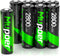 Rechargeable AA 2800mAh Pack of 8, Ni-MH Rechargeable Battery, High Capacity Double A Batteries...
