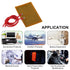 15pcs 30mmx40mm Film Heater Plate Adhesive Pad, PI Heating Elements Film 5V 1W Strip Heater Adhesive Polyimide Heater Plate (5V 1W 30mmx40mm)...