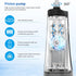 Water Dental Flosser Portable Teeth Cleaner 9 Modes Water Picks 300ml Cordless Oral Irrigator Rechargeable Ipx7 Waterproofe High Pressure for Trav...