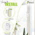 3in1 Alarm - Door Ajar Alarm, Door Chime with Delay, 0/5/10/30/60 Seconds, 2/5 Minutes, Close Door Reminder, 80 to 120 dB, Time Delay Alert When L...