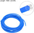 uxcell Pneumatic Air Hose Tubing PU Air Compressor Tube 4mm(5/32'') ID x 6mm(1/4'') OD x 10m/32.8Ft Pipe Blue with Connect Fitting Kit...