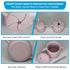 2 in 1 Silicone Food Storage and Drink Containers for Babies and Toddlers, BPA-Free (Pink)...