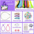 HPWF Pipe Cleaners Craft Supplies, Arts & Crafts Supplies Kits Include Pipe Cleaners, Pom Poms, Storage Bag, Eyes, Make Headband, Necklaces, Hairc...