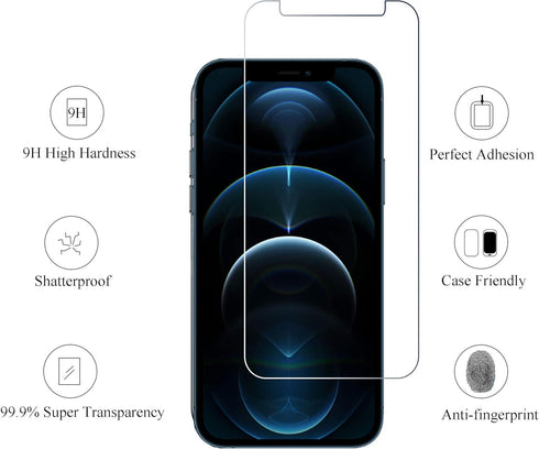Ailun Glass Screen Protector for iPhone 12 pro Max 2020 6.7 Inch 3 Pack Case Friendly Tempered Glass......