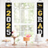 DAZONGE Graduation Decorations 2025, Black & Gold Class of Decorations 2025, Graduation Porch Banners for Any Schools or Grades Party Supplies...
