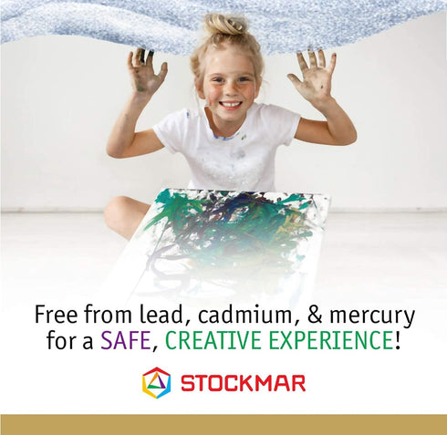 Stockmar Beeswax Block Crayons, Set of 8 - Non Toxic, Safe, Natural Jumbo Crayons For Kids & Adults - Waldorf Homeschool -Waldorf Art Supplies - I...