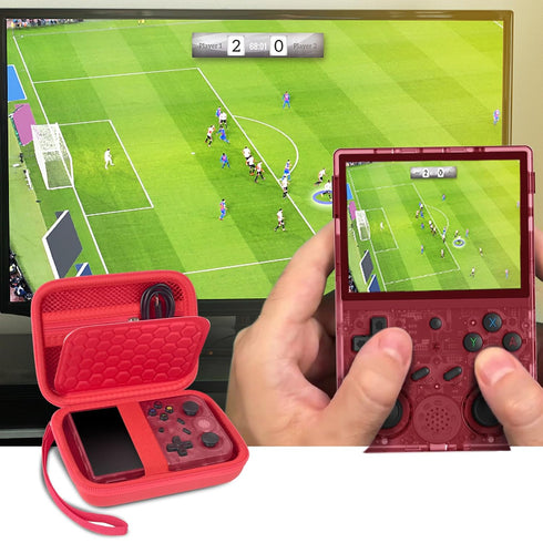 PAIYULE Travel Case Compatible with RG353V/ RG353VS Retro Handheld Game Console, Handheld Emulator Storage Holder Organizer, Android Game Console ...