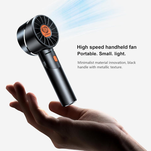 Handheld Fan,Portable Turbo Fan,Powerful Personal Fan(7000rpm High-Speed Motor,Battery Work 3-16 H),USB Rechargeable Mini Handheld Fan for Travel/...