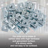 2020 Corner Bracket Kit,20pcs Corner Brackets 40pcs Hex Screws 40pcs Slide Nuts,40pcs Washers and 2pcs Hex Wrenchs for Slot 6mm 20s Aluminum Extru...