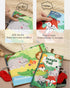 HONGID Baby Books 0-6 Months - 3PCS Montessori toys for babies 0-3-6-9-12-18 months,Infant Newborn Tummy Time Toys Touch Feel Book Learning Sensor...