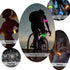 Pack of 6 LED Light Up Band Slap Bracelets Night Safety Wrist Band for Cycling Walking Running Concert Camping Outdoor Sports...