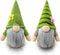 Gehydy Set of 2 Spring Gnomes Plush Easter Sunflower Gnome Decoration Gift Handmade Green Scandinavian Tomte Stuffed Farmhouse Decor for Home Kitc...