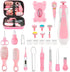 Baby Healthcare and Grooming Kit, 26 in 1 Portable Baby Safety Care Set with Hair Brush Comb Nasal Aspirator Electric Nail Trimmer Set Baby Essent...