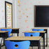 2 Pcs Classroom Door Window Cover Curtains Blackout Lockdown Shades for Glass Doors Window Covering Darkening Blackout Drapes for Nursery Teacher ...