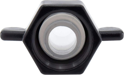 RV Plumbing Fitting 1/2" Swivel to 1/2" Barb | Barb Straight Wingnut Swivel Adapter (2-Pack)...