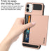 Vofolen Compatible with iPhone 12 Case 5G Wallet Cover Credit Card Holder Slot Sliding Back Pocket Anti-Scratch Dual Layer Protective Compatible w...