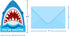 Yangmics Direct 25 Pack Shark Birthday Party Invitations with Envelopes-Double Sided -Shaped Fill-In Invitations-Shark party supplies...
