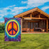 12X18 Garden Flag,Gesmatic Peace Garden Flag Christmas Garden Flag Abstract Peace Sign Design Tie Dye Garden Flag Décor Farmhouse Burlap Yard Outd...