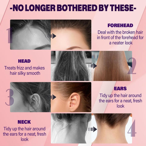 Wax Stick for Hair,Hair Wax Stick,Hair Wax Stick for Flyaways,Slick Stick for Hair Non-greasy Styling Hair Pomade Stick (Pack of 1 Silver)...