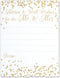 Advice and Well Wishes for the Mr. And Mrs. - Wedding Advice Cards - Faux Confetti Gold Glitter - 4.25x5.5 Vertical Card - Pack of 40...