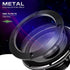 Facmogu 2PCS 6.5in Audio Speaker Mesh Cover, Speaker Protective Grille with Black Wire Mesh & Metal Glossy, Steel Mesh Speaker Cover with 8PCS Scr...
