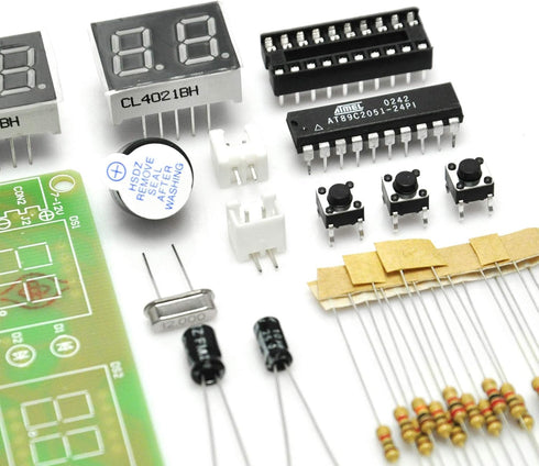 Gikfun 6 Bits Digital LED DIY Kits PCB Soldering Practice Learning Board AT89C2051 FR-4 for Arduino EK1323......