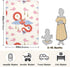 xigua Chinese Dragon Pattern Baby Blankets for Boys Girls, 30 x 40 Inch Super Soft Toddler Newborn Blanket, Double Layer Blanket for Crib Stroller...