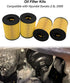 Engine Oil Filter with Seals Pack Replace 26350-2S000 21513-23001 Fits for Hyundai Sonata Kia Sorento 2.5L Engine 2021-2022, 4pcs...
