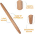 THE VIOLET Wooden French Rolling Pins for Baking, Fondant, Pasta, Dough, Pastry, Pizza, Cookies, Wood Rolling Pin, 17" Tapered Design - Essential ...