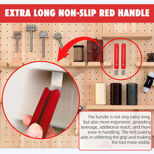(2-Pack) Vinyl Siding Removal Tool with Extra Long Handle - 7 inches One-Piece Steel Blade Vinyl Installation and Removal - The Ultimate Vinyl Sid...
