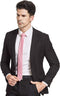 Pink Tie Men Women Skinny Tie Slim Tie Stripe Tie with Hanky Waterproof Oilproof Tie-Pink...