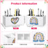 Maitys Teacher Appreciation Gifts Teacher Desk Organizer Wooden Pencil Holders Appreciation Pen Holders White Desktop Pen Organizer Teacher Desk D...